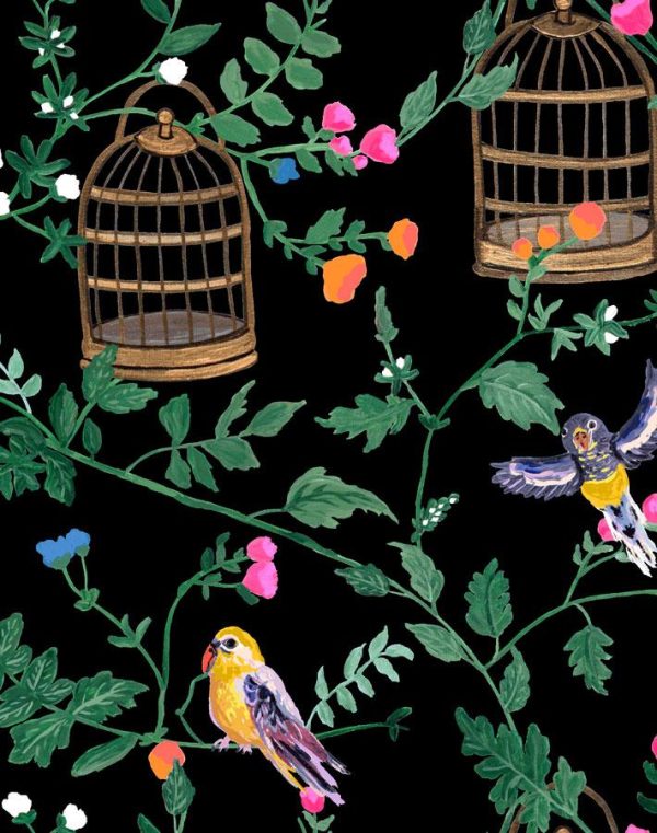 Ann s Garden  Wallpaper by Carly Beck - Black Supply