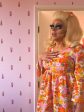 Trixie Cosmetics  Wallpaper by Trixie Mattel - Peach For Sale