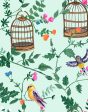 Ann s Garden  Wallpaper by Carly Beck - Robins Egg Online Sale