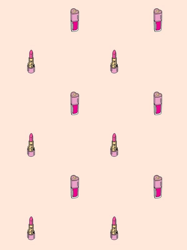 Trixie Cosmetics  Wallpaper by Trixie Mattel - Peach For Sale