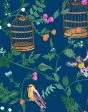 Ann s Garden  Wallpaper by Carly Beck - Deep Navy Online