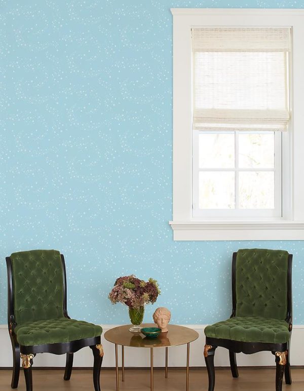 Stardust  Wallpaper by Barbie™ - Baby Blue For Sale