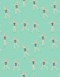 Vintage Barbie™ in Motion  Wallpaper by Barbie™ - Caribbean For Cheap