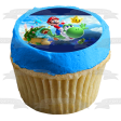 Super Mario Brothers Yoshi and Star Edible Cake Topper Image ABPID05758 Online now