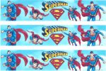 Superman Logo Flying with a Blue Background Edible Cake Topper Image Strips ABPID05678 Hot on Sale