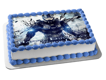 Halo 4 Halo Nation John-117 Master Cheif Edible Cake Topper Image ABPID05731 Cheap