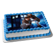 Doctor Who Time Travel Machine the Tenth Doctor Edible Cake Topper Image ABPID05641 Supply