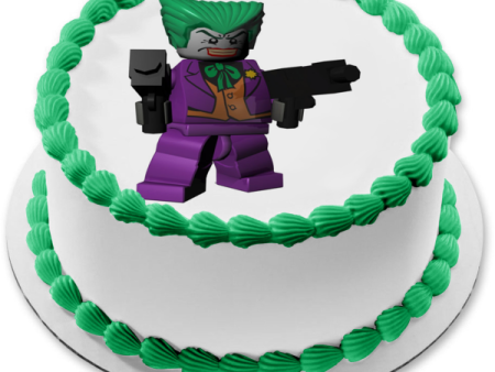 LEGO Joker Action Figure Edible Cake Topper Image ABPID05702 Online