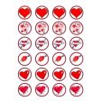 Valentine s Day Love Hearts Cupids and Arrows Edible Cupcake Topper Images ABPID05706 Hot on Sale