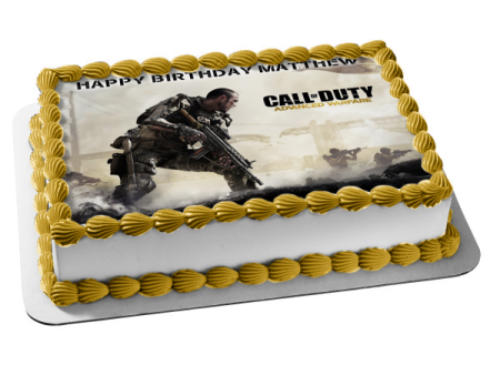 Call of Duty Advanced Warfare Soap Edible Cake Topper Image ABPID05012 Fashion