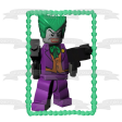 LEGO Joker Action Figure Edible Cake Topper Image ABPID05702 Online