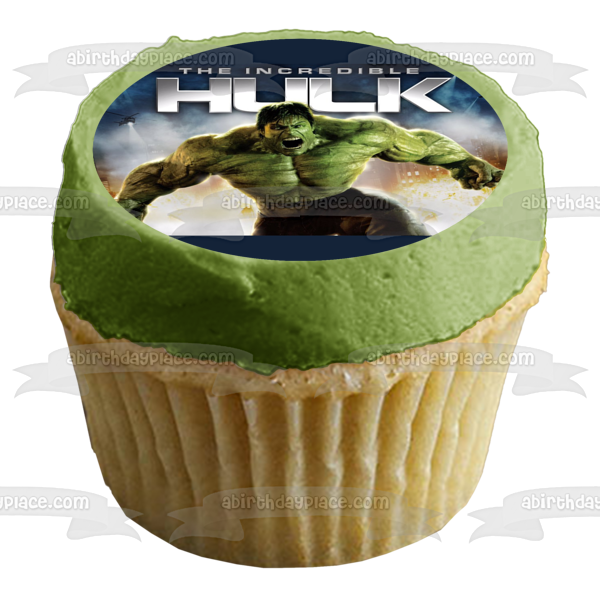 The Incredible Hulk Angry Face Edible Cake Topper Image ABPID05726 Online Hot Sale