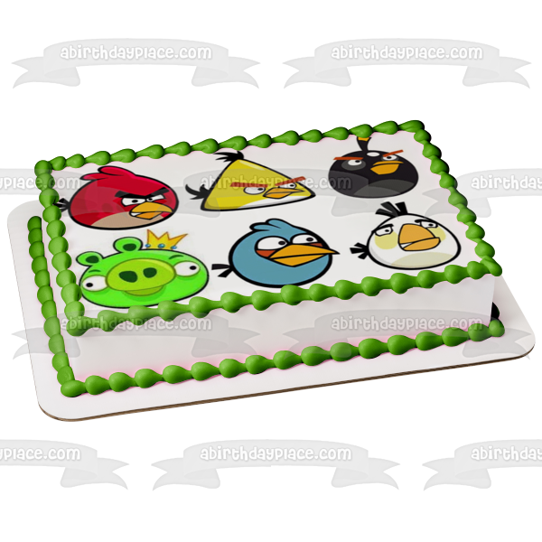 Angry Birds Red Chuck Bomb the Blues Matilda Edible Cake Topper Image ABPID04737 on Sale