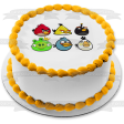 Angry Birds Red Chuck Bomb the Blues Matilda Edible Cake Topper Image ABPID04737 on Sale