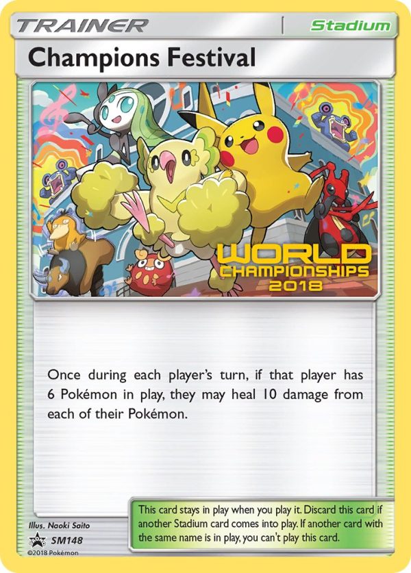 Champions Festival (SM148) (2018 Champion) [Sun & Moon: Black Star Promos] Discount