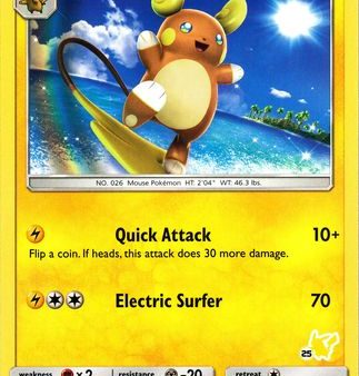 Alolan Raichu (SM65) (Pikachu Stamp #25) [Battle Academy 2020] Supply