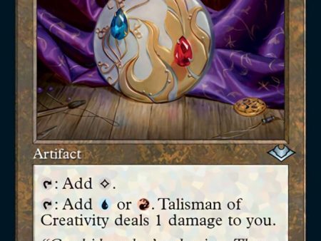 Talisman of Creativity (Retro Foil Etched) [Modern Horizons] Online