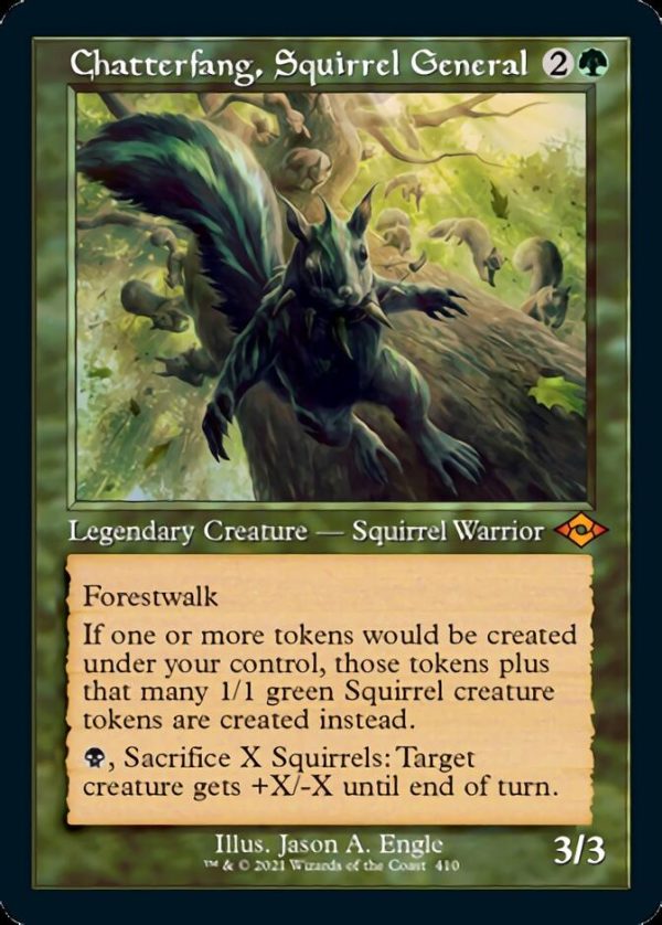 Chatterfang, Squirrel General (Retro Foil Etched) [Modern Horizons 2] on Sale