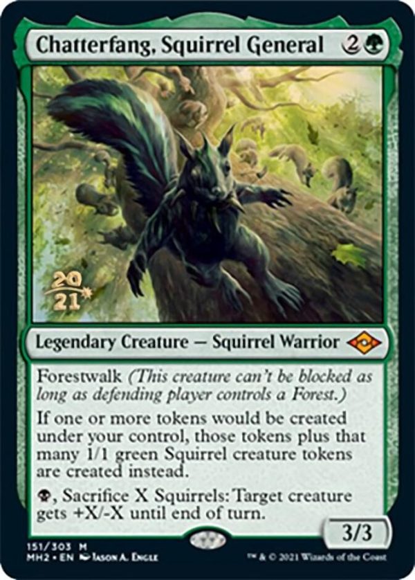 Chatterfang, Squirrel General [Modern Horizons 2 Prerelease Promos] Discount