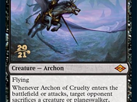 Archon of Cruelty [Modern Horizons 2 Prerelease Promos] For Discount