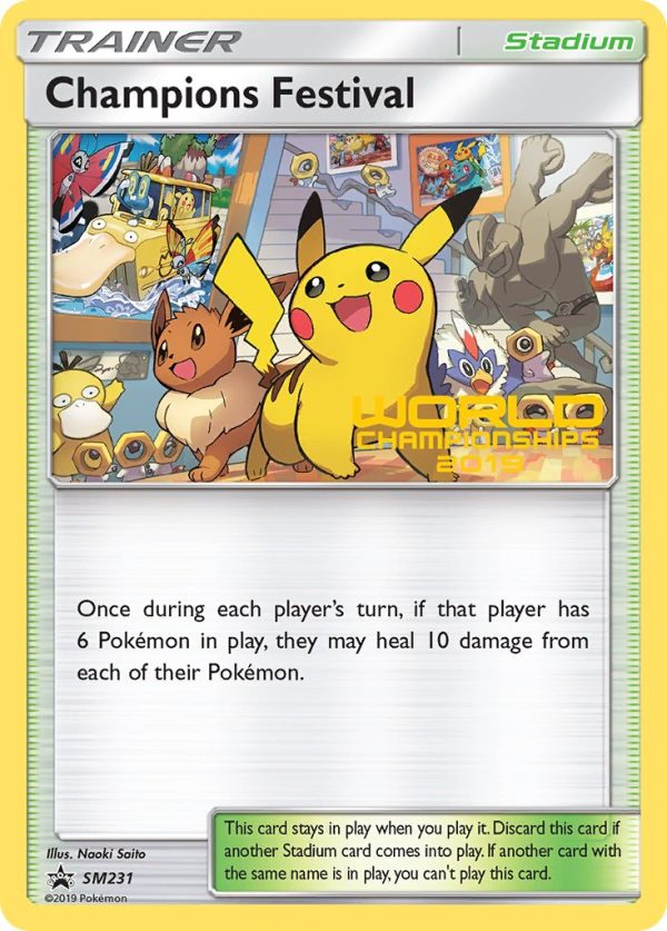 Champions Festival (SM231) (Finalist 2019) [Sun & Moon: Black Star Promos] Hot on Sale