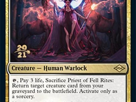 Priest of Fell Rites [Modern Horizons 2 Prerelease Promos] For Sale