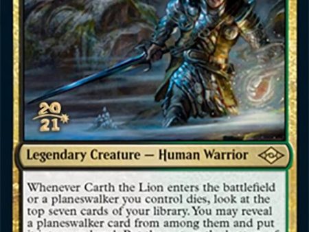 Carth the Lion [Modern Horizons 2 Prerelease Promos] Hot on Sale