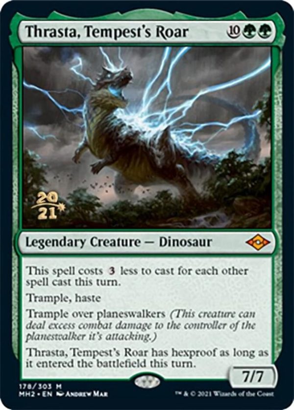 Thrasta, Tempest s Roar [Modern Horizons 2 Prerelease Promos] Discount