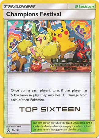 Champions Festival(SM148) (2018 Top Sixteen) [Sun & Moon: Black Star Promos] For Sale