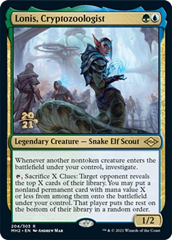 Lonis, Cryptozoologist [Modern Horizons 2 Prerelease Promos] Cheap