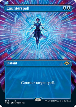 Counterspell (Borderless Alternate Art) [Modern Horizons 2] Online now